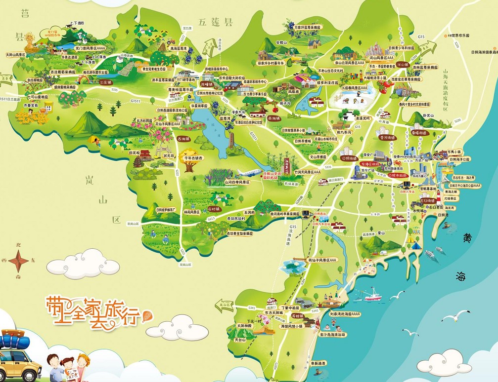 蜀山景区使用手绘地图给景区能带来什么好处？